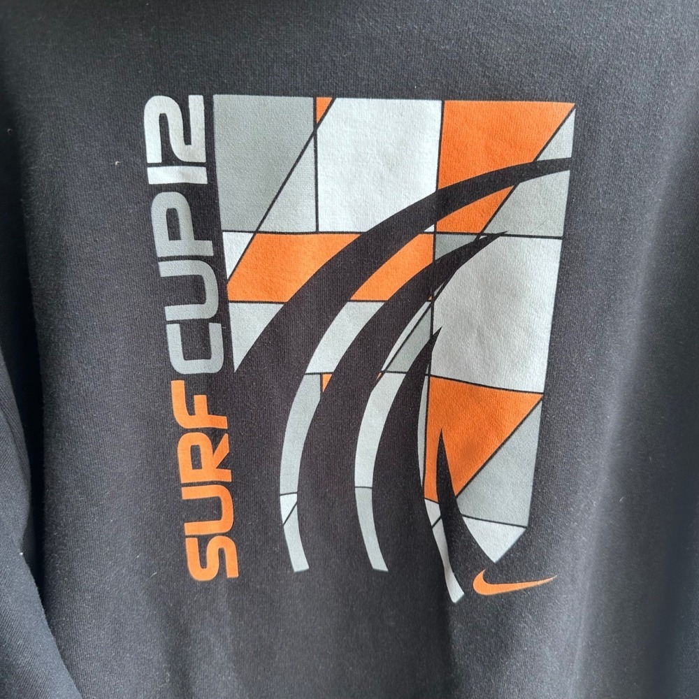 Nike San Diego Surf Cup 12 Hoodie Mens XXL Black Soccer Pullover Sweatshirt - Picture 2 of 6